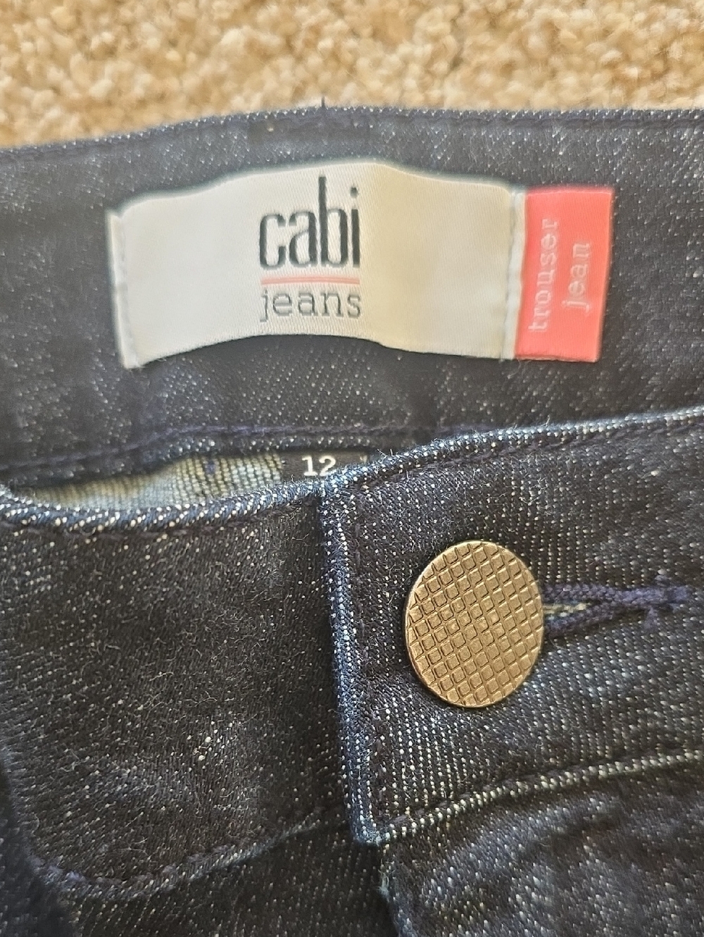 CAbi Trouser Jeans in Dark Indigo 12 - Picture 2 of 8